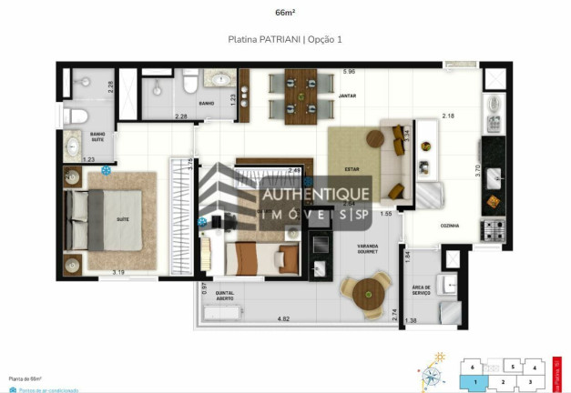Imagem Apartamento com 1 Quarto à Venda, 52 m² em Tatuapé - São Paulo Imagem Apartamento com 1 Quarto à Venda, 52 m² em Tatuapé - São Paulo