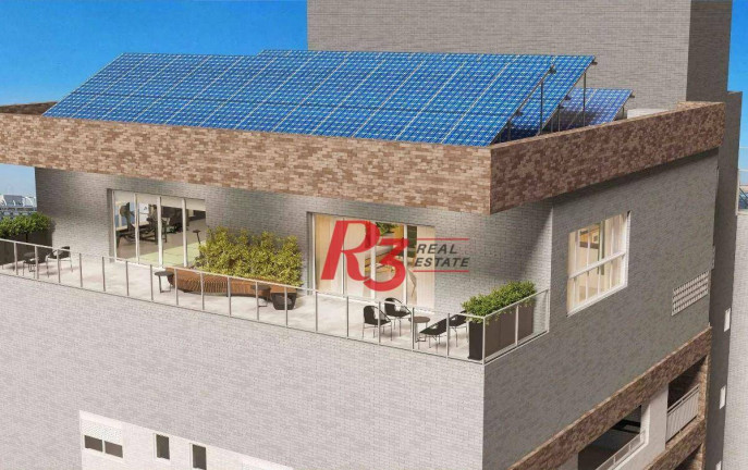 Imagem Apartamento com 3 Quartos à Venda, 124 m² em Gonzaga - Santos