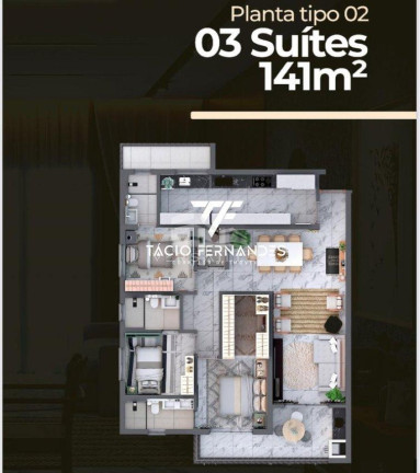 Imagem Apartamento com 3 Quartos à Venda, 141 m² em Embratel - Porto Velho