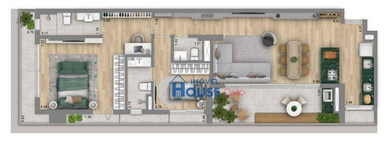 Imagem Apartamento com 2 Quartos à Venda, 105 m² em Perdizes - São Paulo