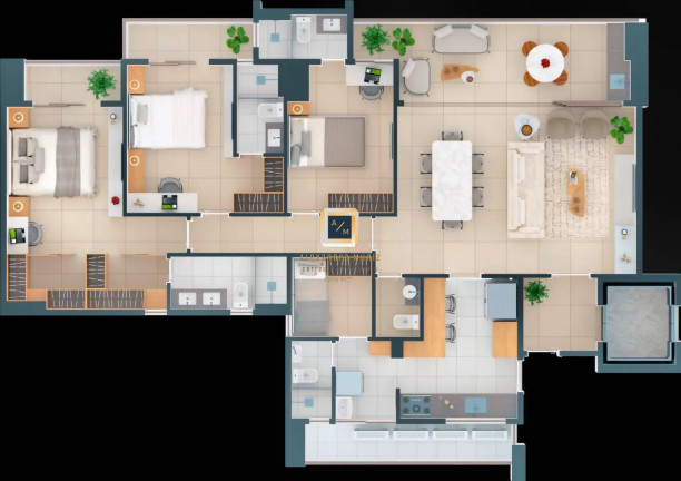 Imagem Apartamento com 3 Quartos à Venda, 135 m² em Cocó - Fortaleza Imagem Apartamento com 3 Quartos à Venda, 135 m² em Cocó - Fortaleza