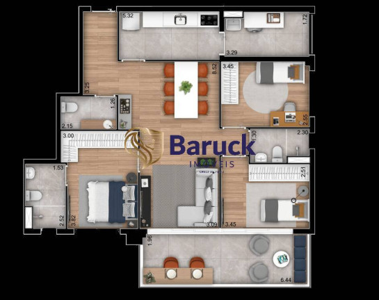 Imagem Apartamento com 3 Quartos à Venda, 107 m² em Saúde - São Paulo
