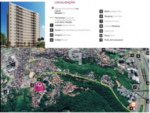 Imagem Apartamento com 3 Quartos à Venda, 66 m² em Cabula - Salvador Imagem Apartamento com 3 Quartos à Venda, 66 m² em Cabula - Salvador