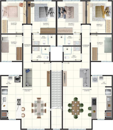 Apartamento com 2 Quartos à Venda, 61 m² em Itajuba - Barra Velha