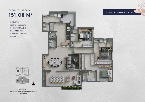Imagem Imóvel com 3 Quartos à Venda, 151 m² em Jardim Olhos Dagua - Ribeirão Preto Imagem Imóvel com 3 Quartos à Venda, 151 m² em Jardim Olhos Dagua - Ribeirão Preto