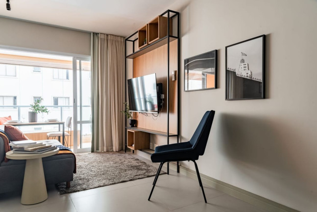 Imagem Apartamento com 1 Quarto para Alugar, 47 m² em Campo Belo - São Paulo Imagem Apartamento com 1 Quarto para Alugar, 47 m² em Campo Belo - São Paulo