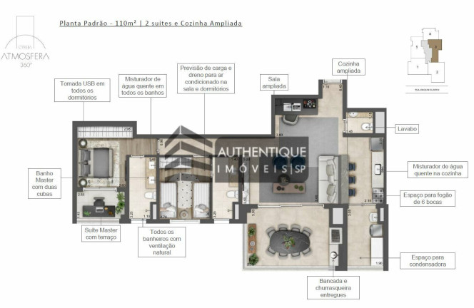 Imagem Apartamento com 3 Quartos à Venda, 110 m² em Brooklin - São Paulo Imagem Apartamento com 3 Quartos à Venda, 110 m² em Brooklin - São Paulo