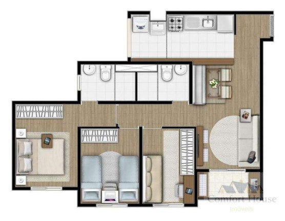 Imagem Casa com 2 Quartos à Venda, 48 m² em Parque Jaçatuba - Santo André
