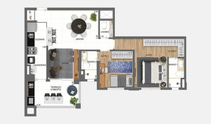Imagem Apartamento com 4 Quartos à Venda, 151 m² em City América - São Paulo Imagem Apartamento com 4 Quartos à Venda, 151 m² em City América - São Paulo