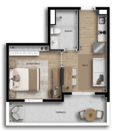 Imagem Apartamento com 1 Quarto à Venda, 31 m² em Vila Clementino - São Paulo Imagem Apartamento com 1 Quarto à Venda, 31 m² em Vila Clementino - São Paulo