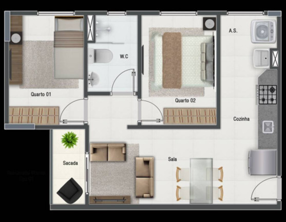 Imagem Apartamento com 2 Quartos à Venda, 50 m² em Vila Maria Leonor - Diadema Imagem Apartamento com 2 Quartos à Venda, 50 m² em Vila Maria Leonor - Diadema