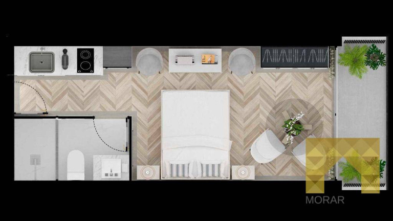 Imagem Apartamento com 1 Quarto à Venda, 32 m² em Cabo Branco - João Pessoa