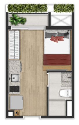 Imagem Apartamento com 1 Quarto à Venda, 35 m² em Indianópolis - São Paulo Imagem Apartamento com 1 Quarto à Venda, 35 m² em Indianópolis - São Paulo