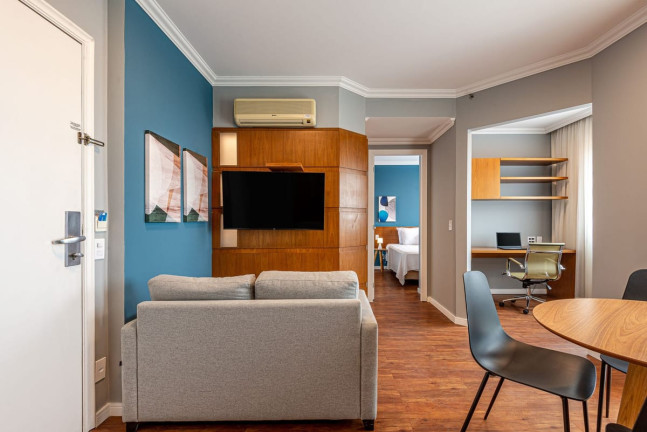 Apartamento com 1 Quarto para Alugar, 42 m² em Consolação - São Paulo