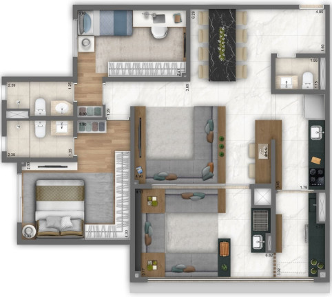 Imagem Apartamento com 2 Quartos à Venda, 71 m² em Chácara Klabin - São Paulo Imagem Apartamento com 2 Quartos à Venda, 71 m² em Chácara Klabin - São Paulo