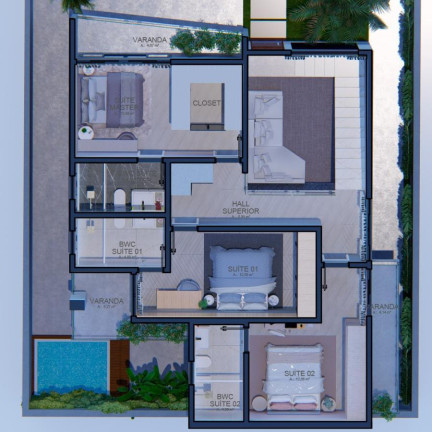 Imagem Casa com 3 Quartos à Venda,  em Jardim Tóquio - Maringá
