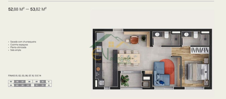 Imagem Apartamento com 3 Quartos à Venda, 66 m² em Estância Pinhais - Pinhais Imagem Apartamento com 3 Quartos à Venda, 66 m² em Estância Pinhais - Pinhais