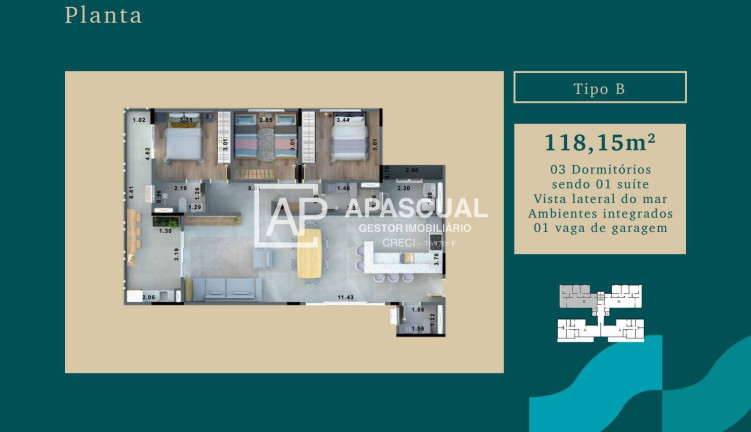 Imagem Apartamento com 3 Quartos à Venda, 124 m² em Jardim Britânia - Caraguatatuba Imagem Apartamento com 3 Quartos à Venda, 124 m² em Jardim Britânia - Caraguatatuba