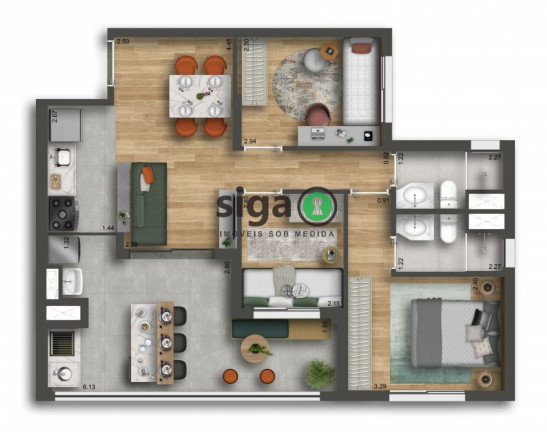 Imagem Apartamento com 3 Quartos à Venda, 69 m² em Chácara Klabin - São Paulo Imagem Apartamento com 3 Quartos à Venda, 69 m² em Chácara Klabin - São Paulo