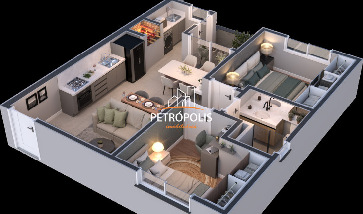 Imagem Apartamento com 2 Quartos à Venda, 56 m² em Cidade Nova - Caxias Do Sul Imagem Apartamento com 2 Quartos à Venda, 56 m² em Cidade Nova - Caxias Do Sul