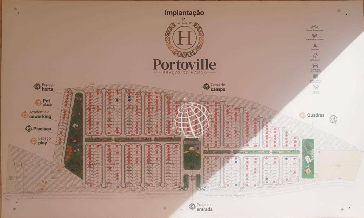 Terreno à Venda, 360 m² em Condomínio Portoville Praças Do Haras - Atibaia