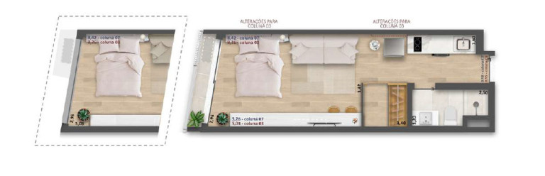 Imagem Imóvel com 1 Quarto à Venda, 65 m² em Copacabana - Rio De Janeiro