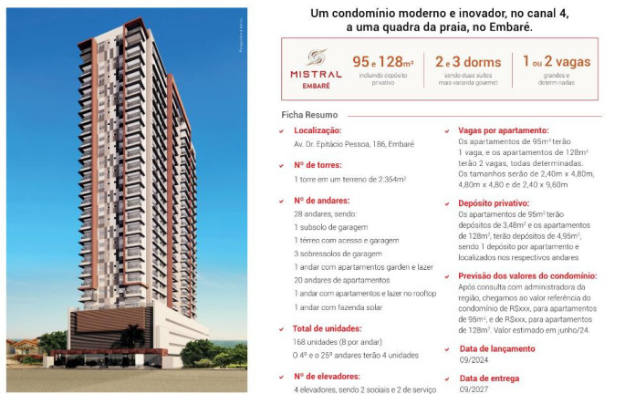 Imagem Apartamento com 2 Quartos à Venda, 96 m² em Embaré - Santos Imagem Apartamento com 2 Quartos à Venda, 96 m² em Embaré - Santos