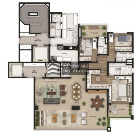 Imagem Apartamento com 3 Quartos à Venda, 208 m² em Jardins - São Paulo Imagem Apartamento com 3 Quartos à Venda, 208 m² em Jardins - São Paulo