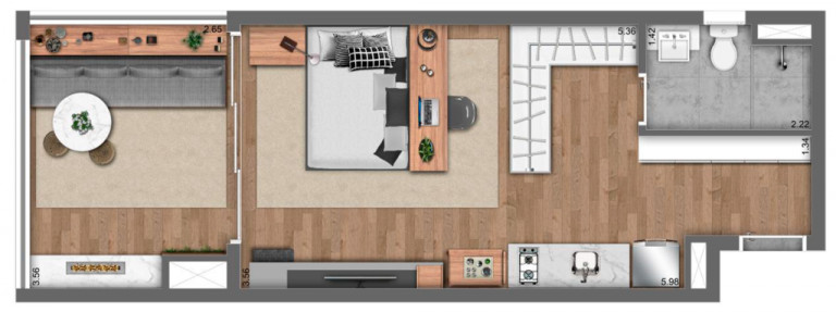 Imagem Studio com 1 Quarto à Venda, 25 m² em Pinheiros - São Paulo