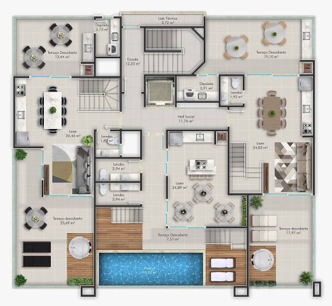 Imagem Cobertura com 3 Quartos à Venda, 160 m² em Bombas - Bombinhas