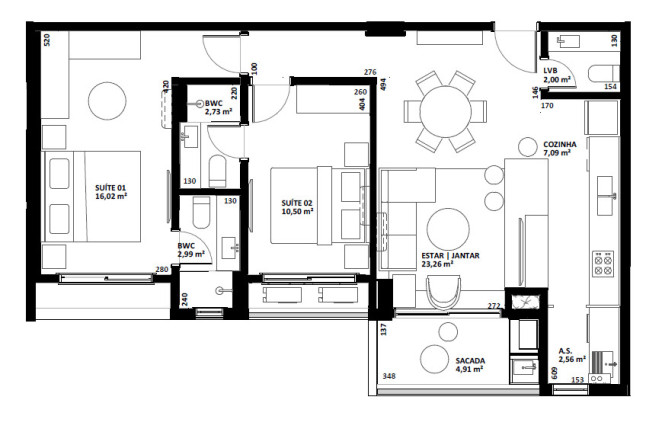 Imagem Apartamento com 3 Quartos à Venda, 132 m² em Coqueiros - Florianópolis Imagem Apartamento com 3 Quartos à Venda, 132 m² em Coqueiros - Florianópolis