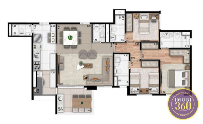 Imagem Apartamento com 4 Quartos à Venda, 115 m² em Vila Regente Feijó - São Paulo Imagem Apartamento com 4 Quartos à Venda, 115 m² em Vila Regente Feijó - São Paulo