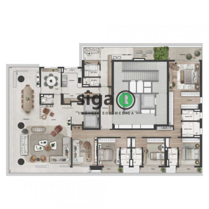 Imagem Apartamento com 4 Quartos à Venda, 368 m² em Jardins - São Paulo