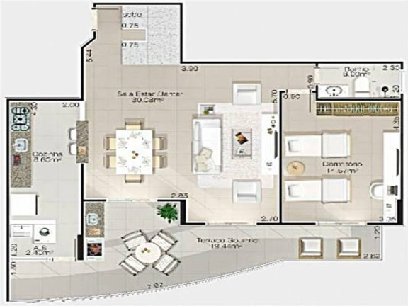 Imagem Cobertura com 3 Quartos à Venda, 164 m² em Caiçara - Praia Grande Imagem Cobertura com 3 Quartos à Venda, 164 m² em Caiçara - Praia Grande