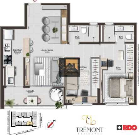Imagem Apartamento com 2 Quartos à Venda, em Floresta - São José Imagem Apartamento com 2 Quartos à Venda, em Floresta - São José
