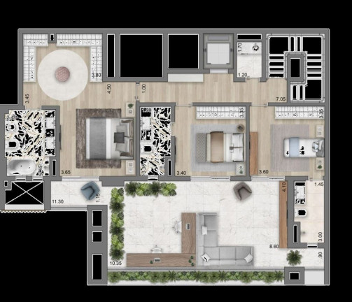 Imagem Imóvel com 3 Quartos à Venda, 323 m² em Moema - São Paulo