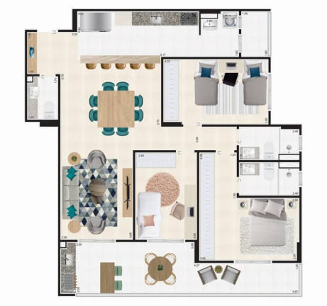 Imagem Apartamento com 3 Quartos à Venda, 115 m² em Ocian - Praia Grande Imagem Apartamento com 3 Quartos à Venda, 115 m² em Ocian - Praia Grande