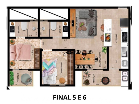 Imagem Apartamento com 2 Quartos à Venda, 52 m² em Jardim Santo Antônio - Santo André Imagem Apartamento com 2 Quartos à Venda, 52 m² em Jardim Santo Antônio - Santo André