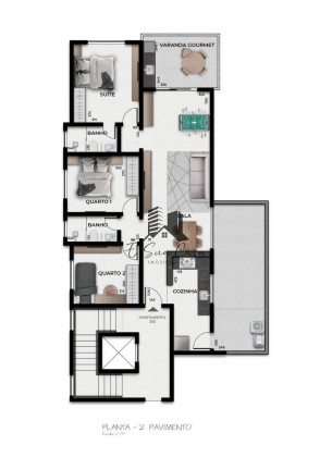 Imagem Cobertura com 3 Quartos à Venda, 188 m² em Riacho Das Pedras - Contagem Imagem Cobertura com 3 Quartos à Venda, 188 m² em Riacho Das Pedras - Contagem