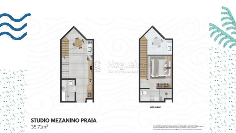 Flat com 1 Quarto à Venda, 36 m² em Carneiros - Tamandaré