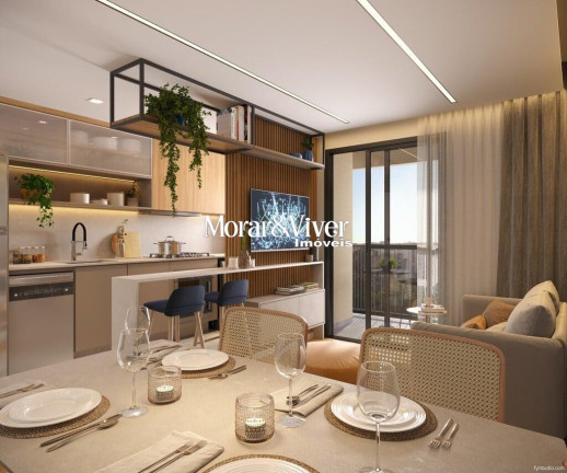 Imagem Apartamento com 2 Quartos à Venda, 52 m² em Hauer - Curitiba