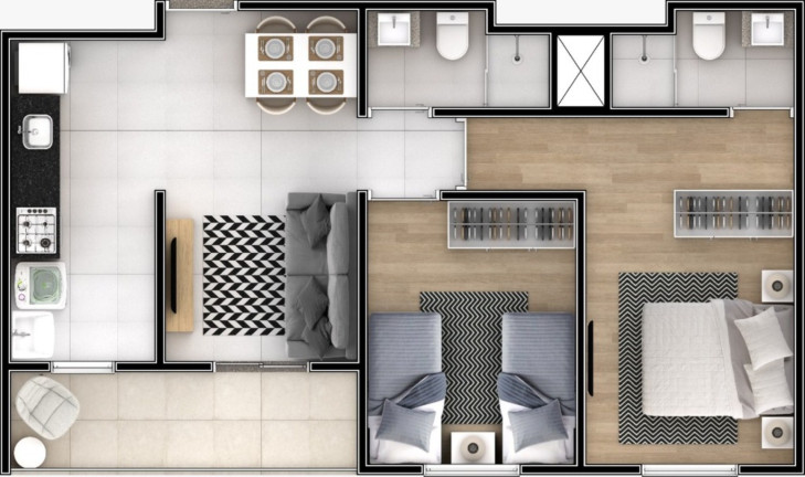 Imagem Imóvel com 3 Quartos à Venda, 80 m² em Colinas De Cotia - Cotia