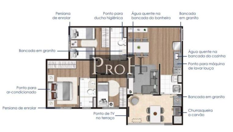 Imagem Apartamento com 3 Quartos à Venda, 67 m² em Campestre - Santo André Imagem Apartamento com 3 Quartos à Venda, 67 m² em Campestre - Santo André
