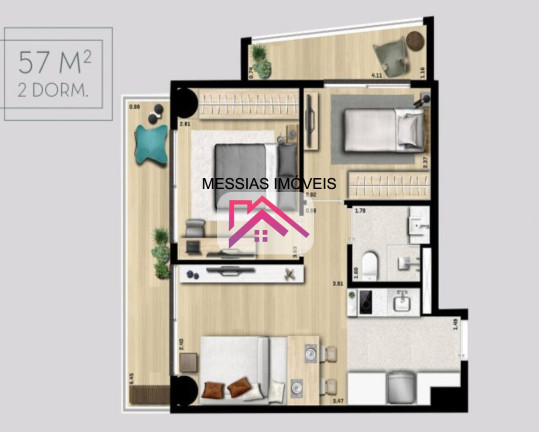 Imagem Imóvel com 1 Quarto à Venda, 27 m² em Pinheiros - São Paulo