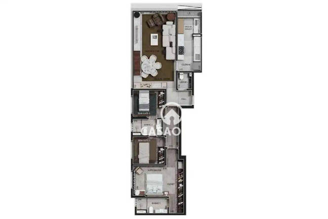 Imagem Apartamento com 3 Quartos à Venda, 111 m² em Funcionários - Belo Horizonte Imagem Apartamento com 3 Quartos à Venda, 111 m² em Funcionários - Belo Horizonte