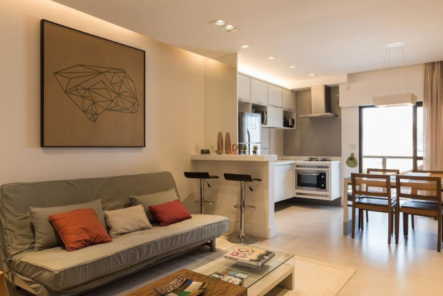 Flat com 1 Quarto para Temporada, 58 m² em Leblon - Rio De Janeiro