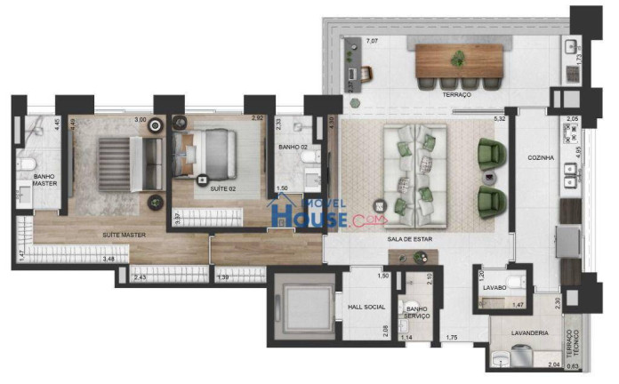 Imagem Apartamento com 2 Quartos à Venda, 135 m² em Itaim Bibi - São Paulo Imagem Apartamento com 2 Quartos à Venda, 135 m² em Itaim Bibi - São Paulo