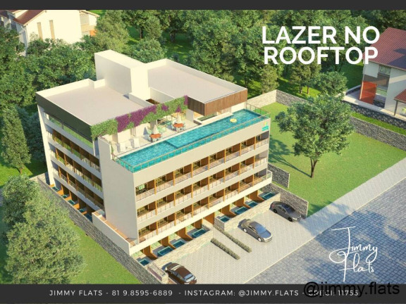 Apartamento com 1 Quarto à Venda, 20 m² em Centro, Porto De Galinhas - Ipojuca