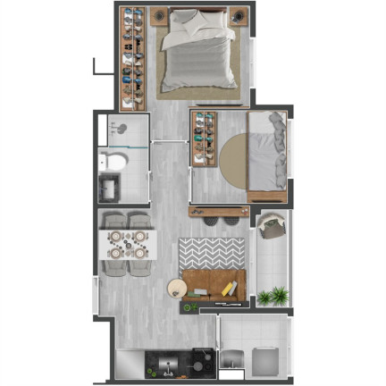 Imagem Apartamento com 1 Quarto à Venda, 29 m² em Butantã - São Paulo