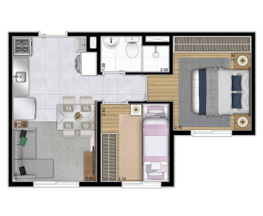 Imagem Apartamento com 2 Quartos à Venda, 32 m² em Piqueri - São Paulo Imagem Apartamento com 2 Quartos à Venda, 32 m² em Piqueri - São Paulo